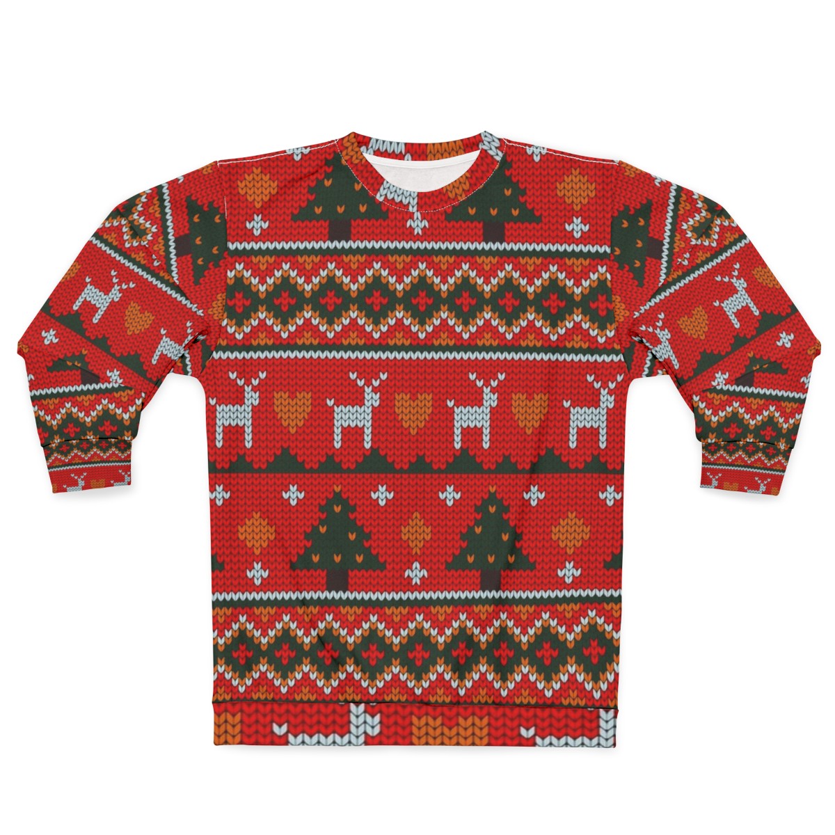 Christmas knit pattern sweater