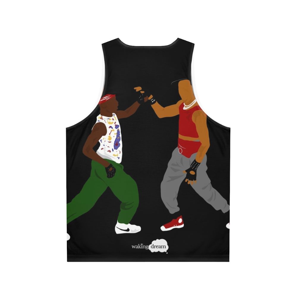 Breakdance inspired unisex tank top - Back