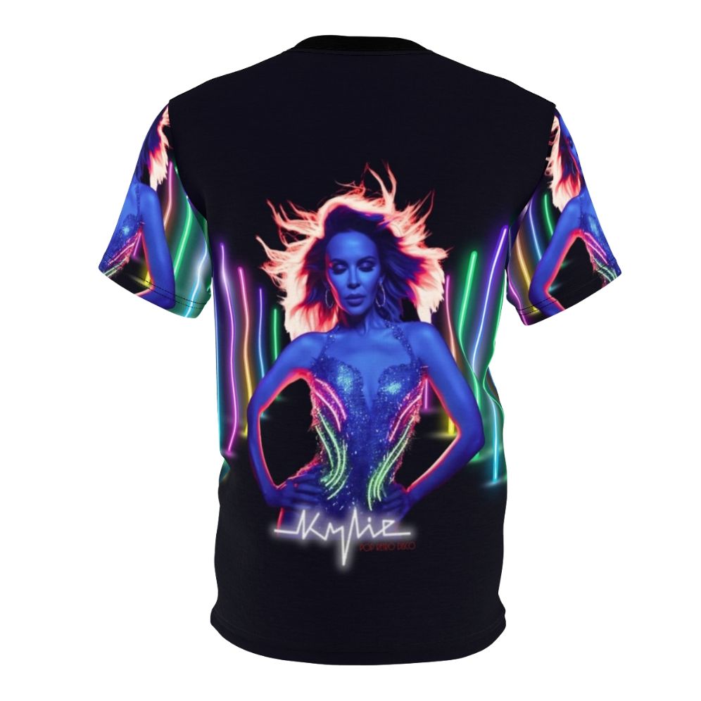 Kylie Minogue Inspired All-Over-Print T-shirt Featuring the Vegas High Tension Tour Design - Back