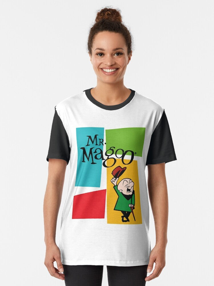 Vintage Mr. Magoo graphic t-shirt featuring the classic cartoon character - Women