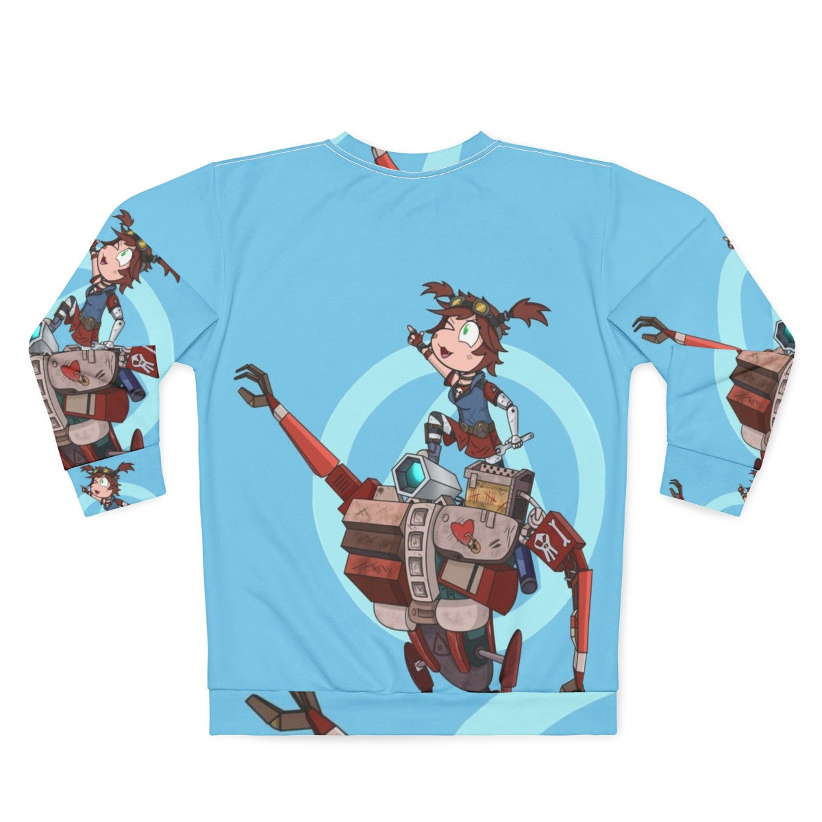 Borderlands 2 Gaige Sweatshirt featuring Deathtrap - Back