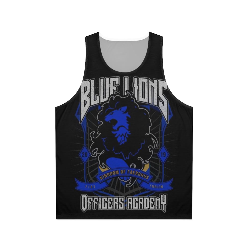 Blue Lions Crest Fire Emblem Three Houses Unisex Tank Top