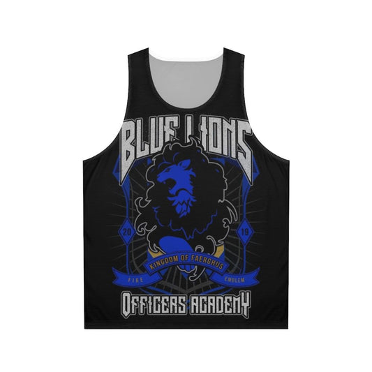 Blue Lions Crest Fire Emblem Three Houses Unisex Tank Top