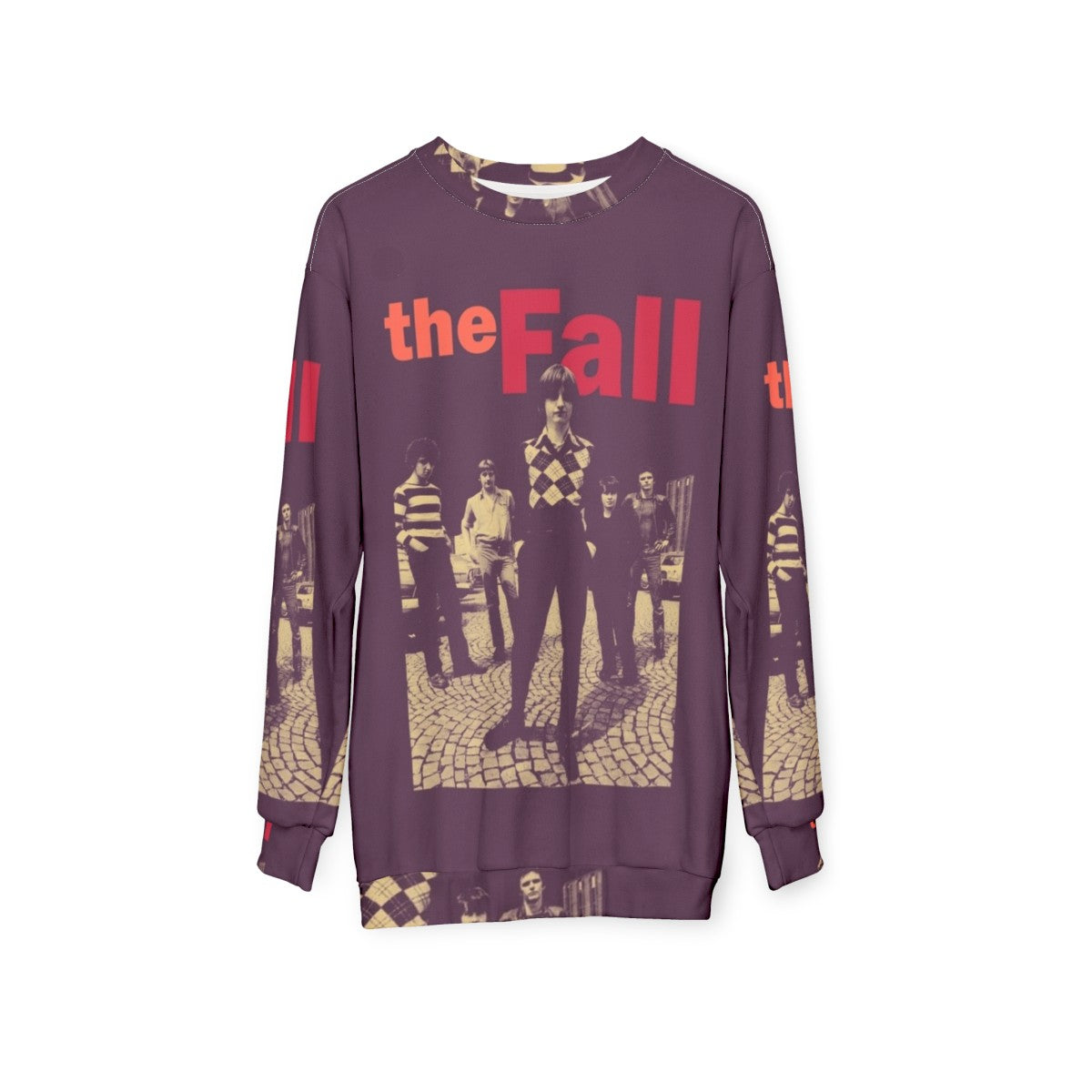 The Fall post-punk band sweatshirt - hanging