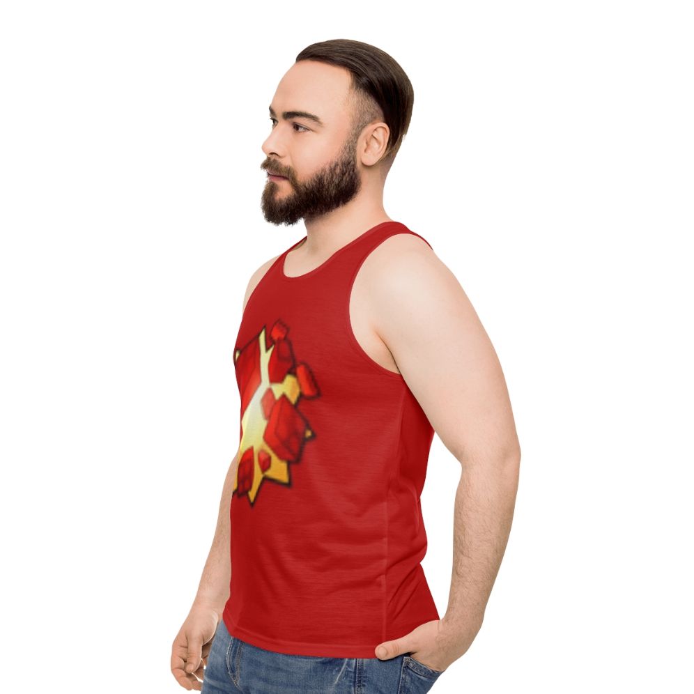 Bloxxer Unisex Roblox-Inspired Tank Top - men side