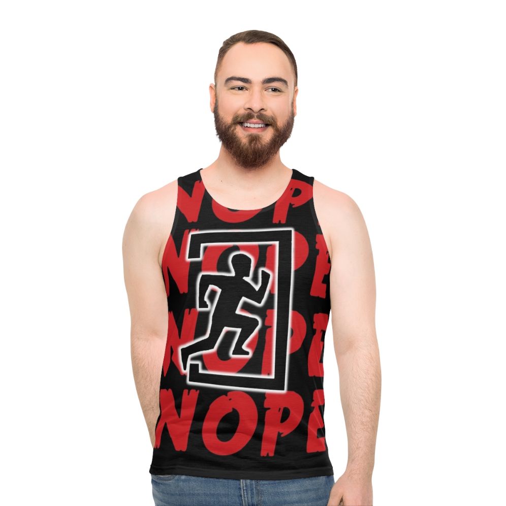 Unisex "Not Today" Tank Top for Horror Game Survivor Fans - men