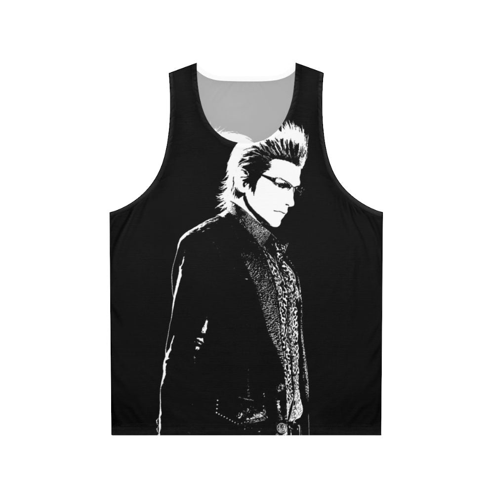 Final Fantasy XV Unisex Tank Top with Weathered Ignis Design