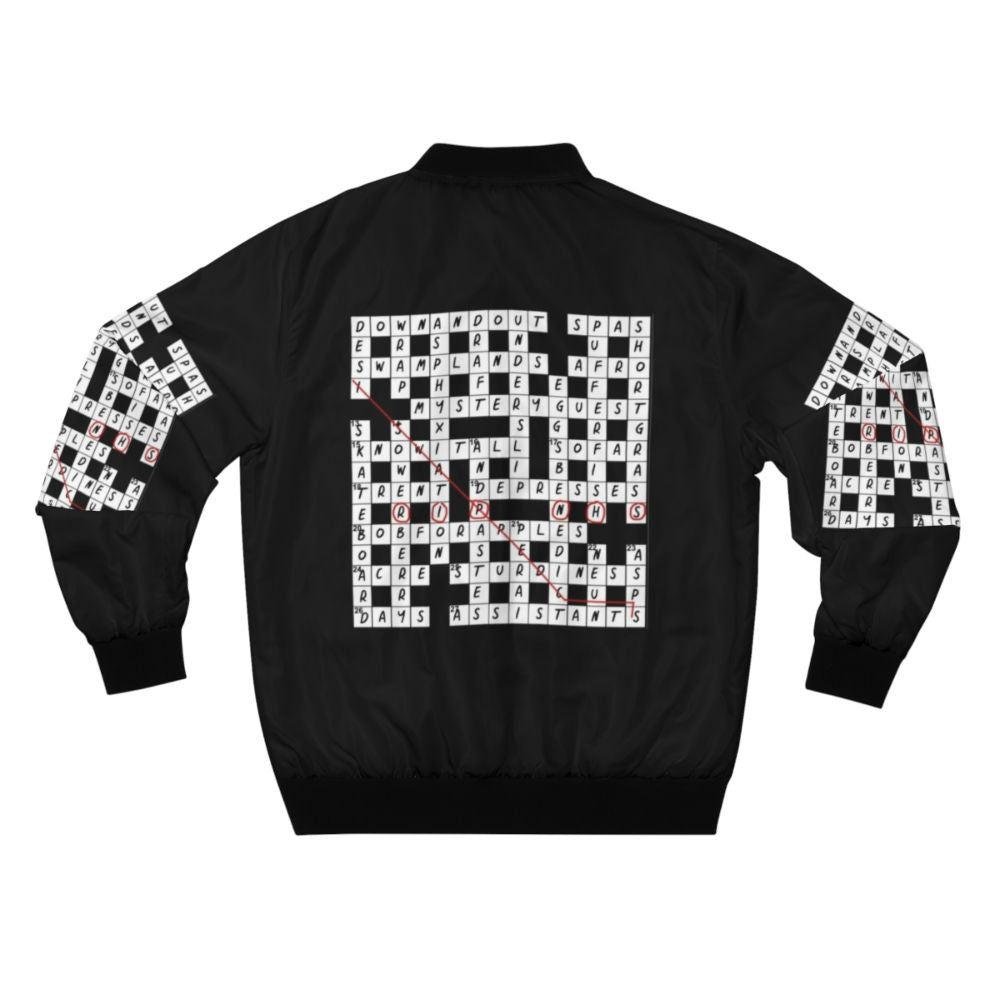 Inside No 9 Riddle of the Sphinx Cryptic Crossword Bomber Jacket - Back