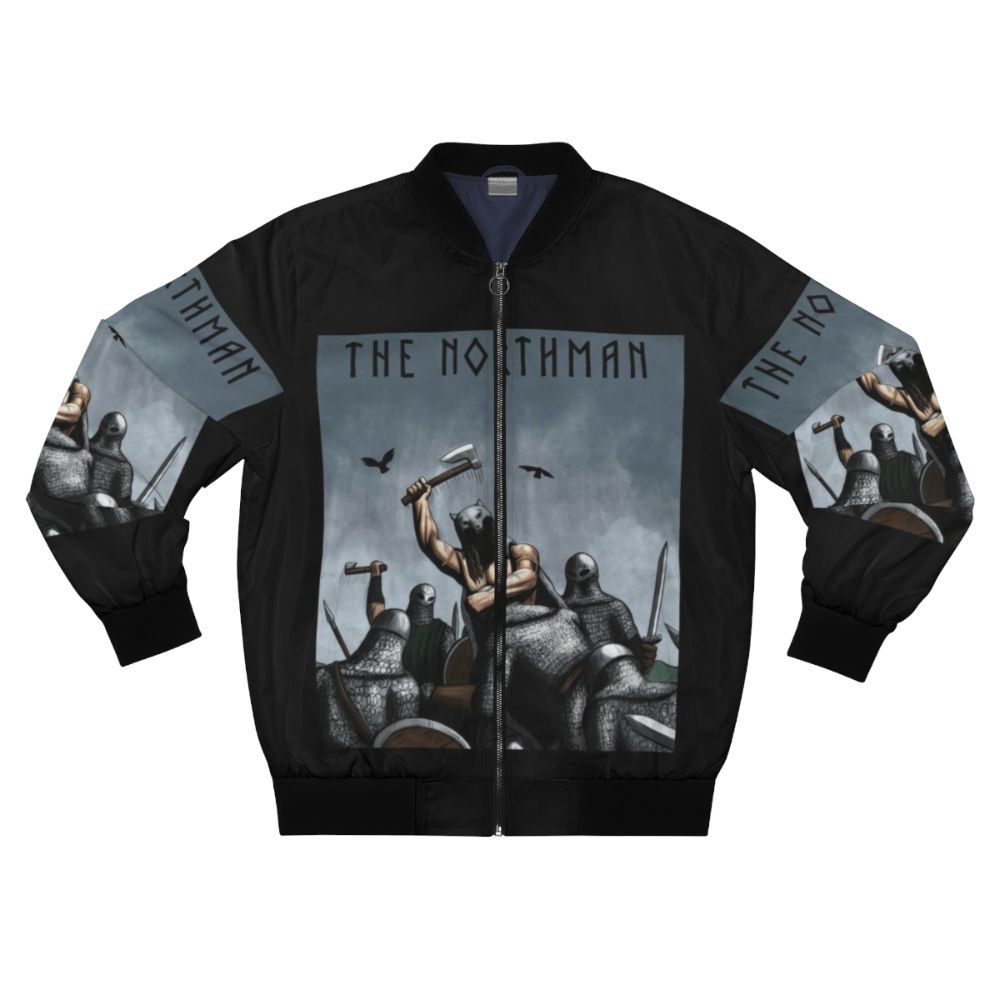 The Northman Limited Edition Bomber Jacket featuring Viking themes and graphics