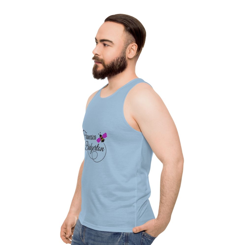 Francesca Bridgerton Unisex Tank Top - men side