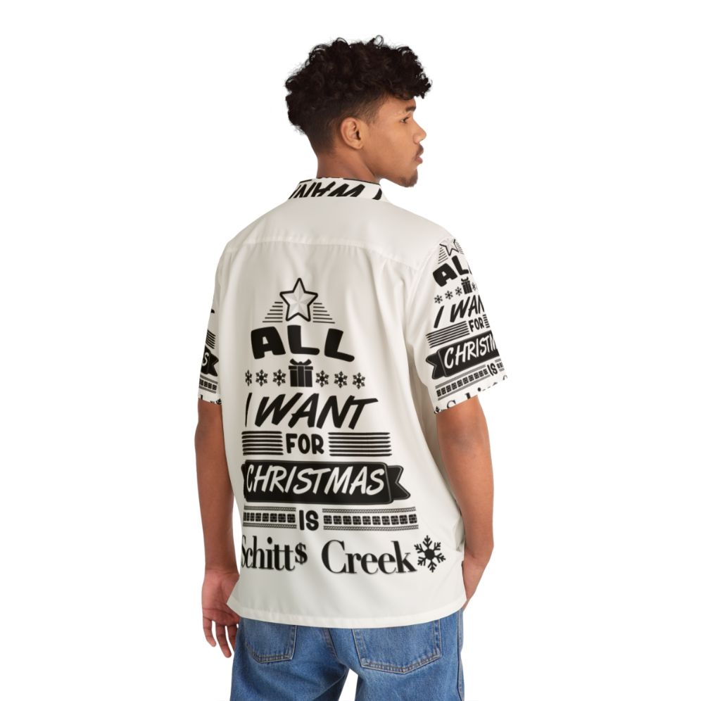 Christmas Tree Hawaiian Shirt with Schitt's Creek Quotes - People Back