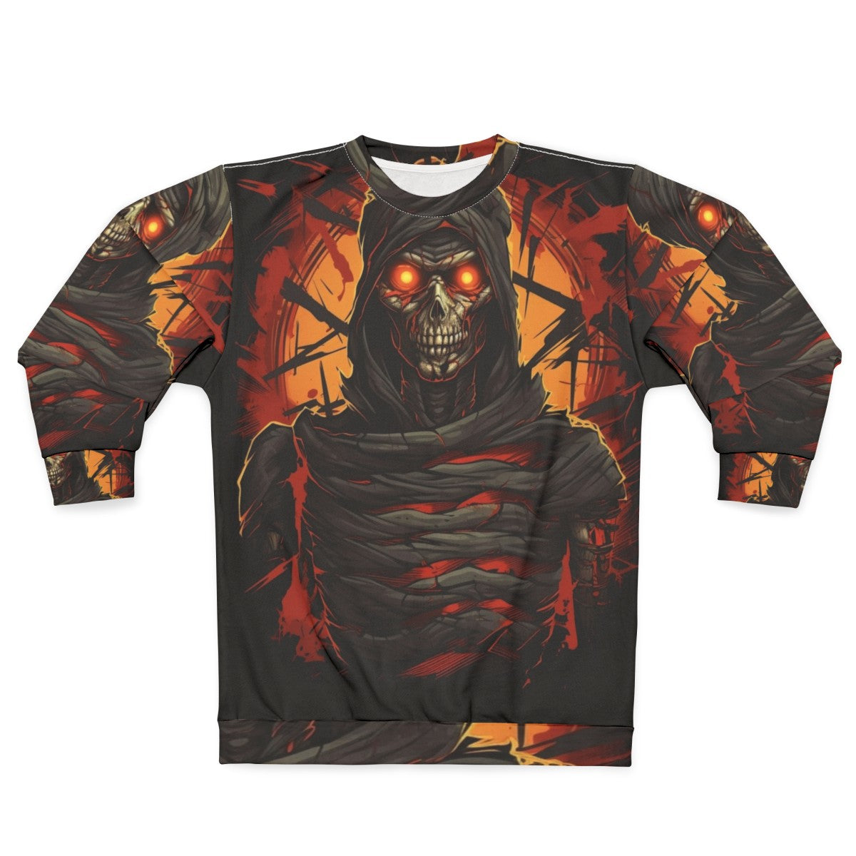 Sinister 'Writhing Darkness' sweatshirt with dark, gothic design