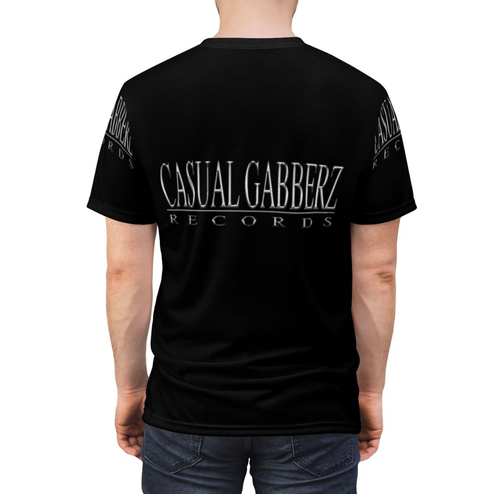 Casual Gabber-Inspired T-Shirt with Rave Graphics - men back