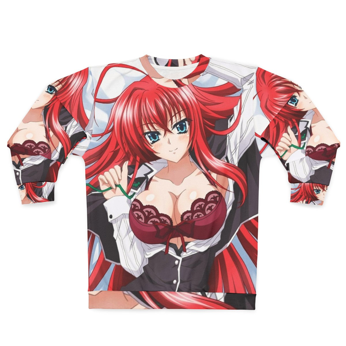 Rias Gremory inspired anime sweatshirt