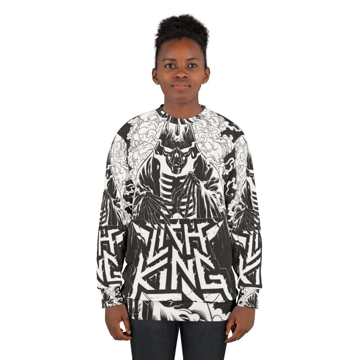 Lich King Nucleomancer Thrash Metal Sweatshirt - women