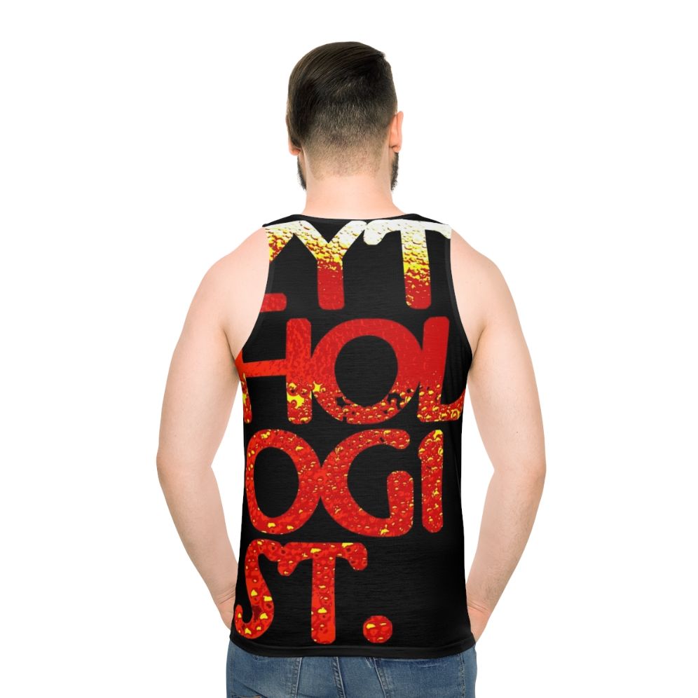 Zythologist unisex beer brewing bubble art tank top - men back