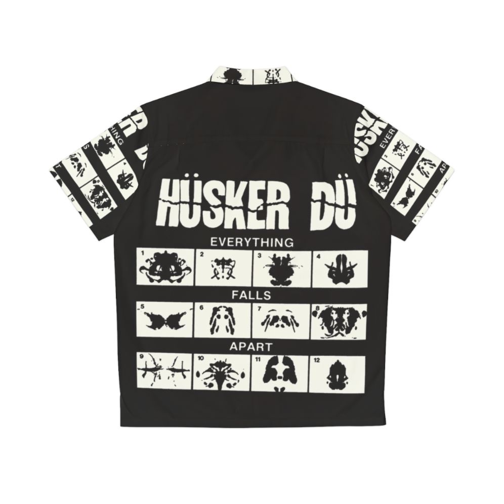 Husker Du Hawaiian Shirt - Punk Rock Band Apparel - Back