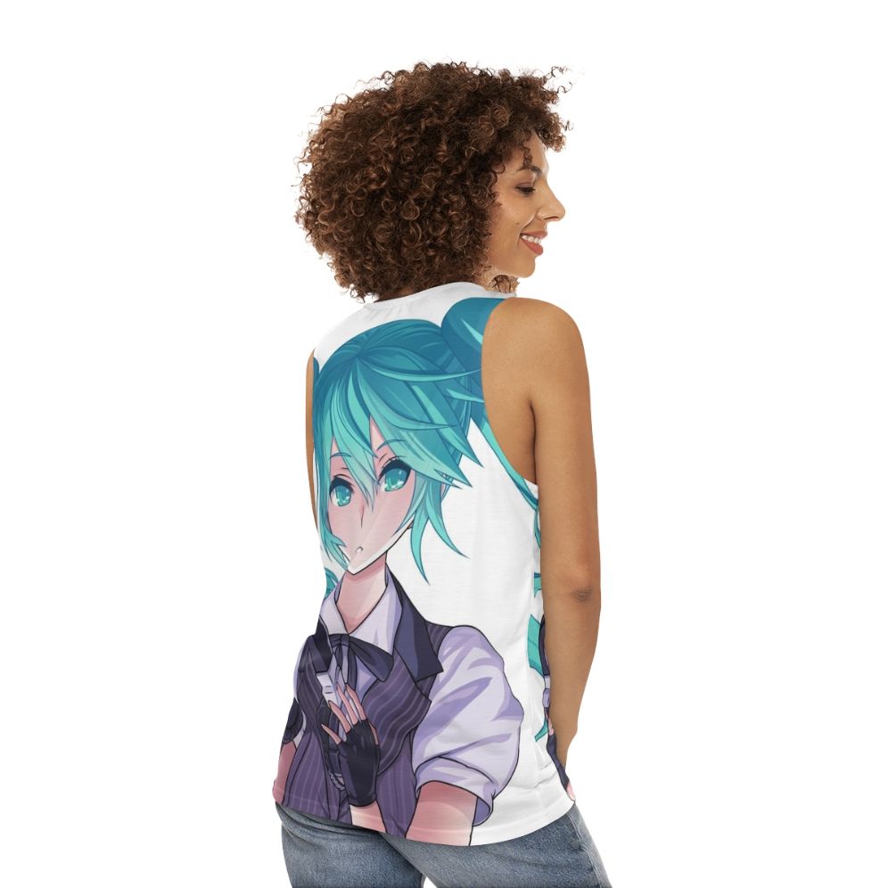 Hatsune Miku Vocaloid Unisex Tank Top - women back