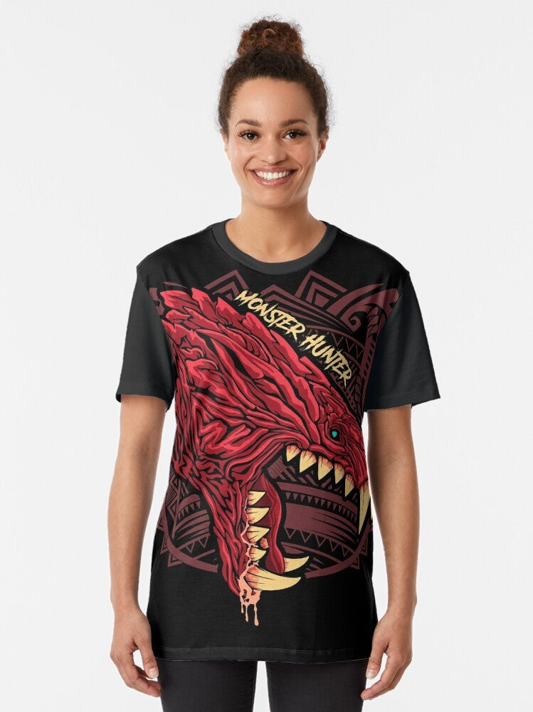 Odogaron Monster Hunter World Graphic T-Shirt - Women