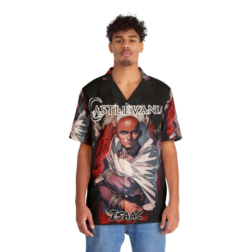 Castlevania Isaac Forge Master Hawaiian Shirt - People Front