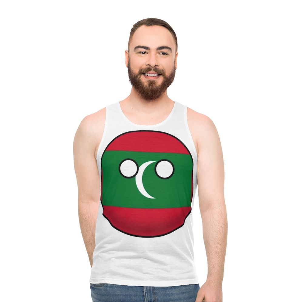 Maldives Countryball Unisex Tank Top - men