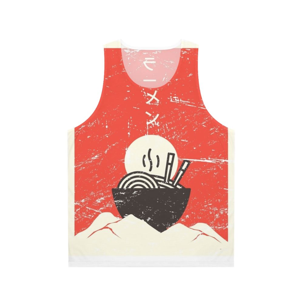 Vintage Japanese anime ramen graphic unisex tank top