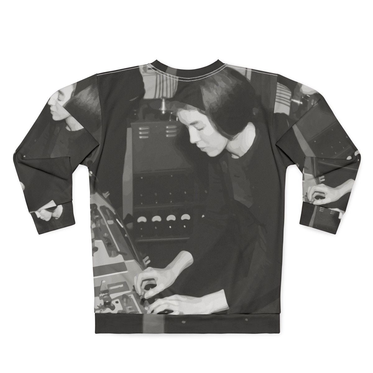 Delia Derbyshire electronic music sweatshirt - Back