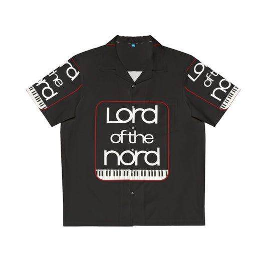 Lord Of The Nord Hawaiian Shirt with musical instrument and logo