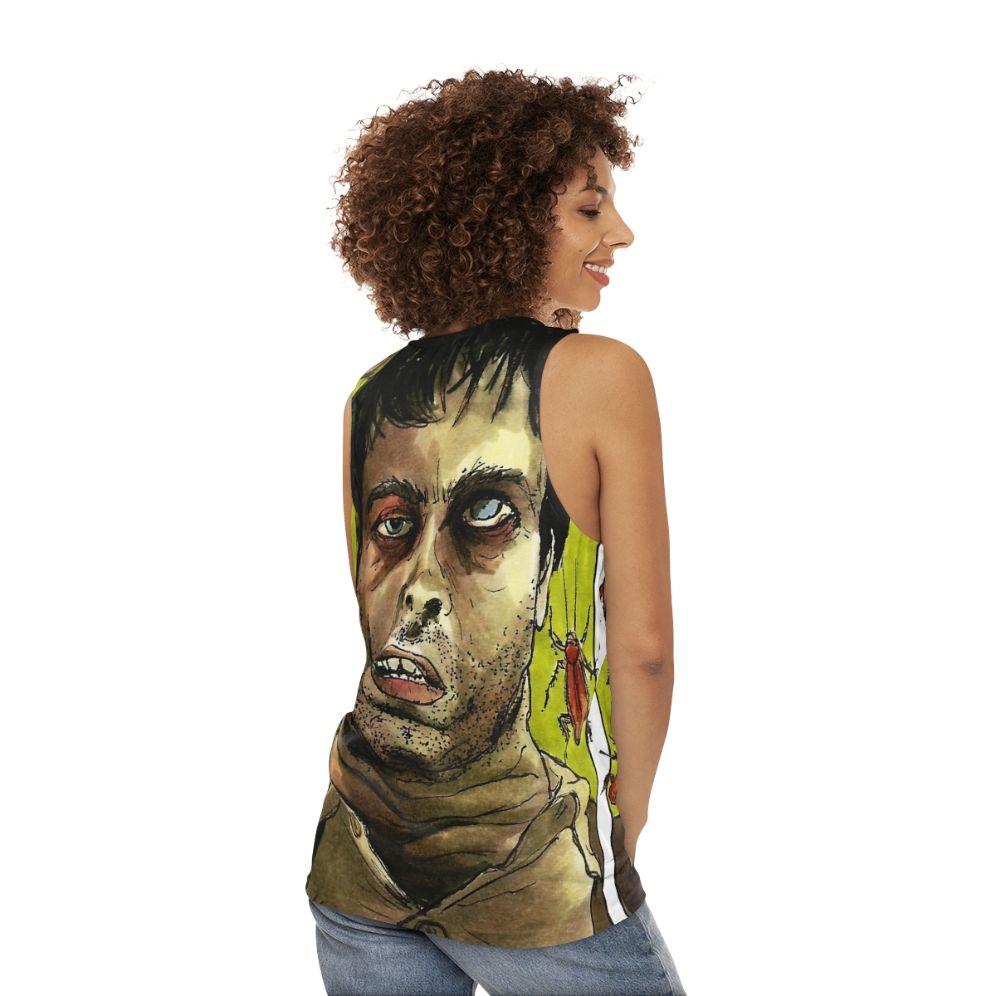 Edgar the Bug Villain Clans Unisex Tank Top - women back