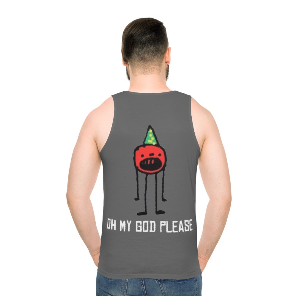 Callmecarson inspired unisex tank top - men back