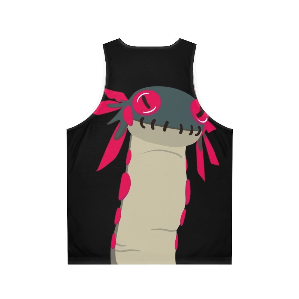 Monster Hunter World Wiggle Worm Unisex Tank Top - Back