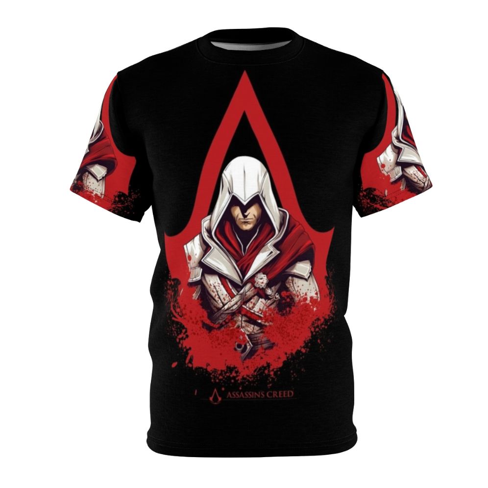 Assassin's Creed inspired action adventure gaming t-shirt