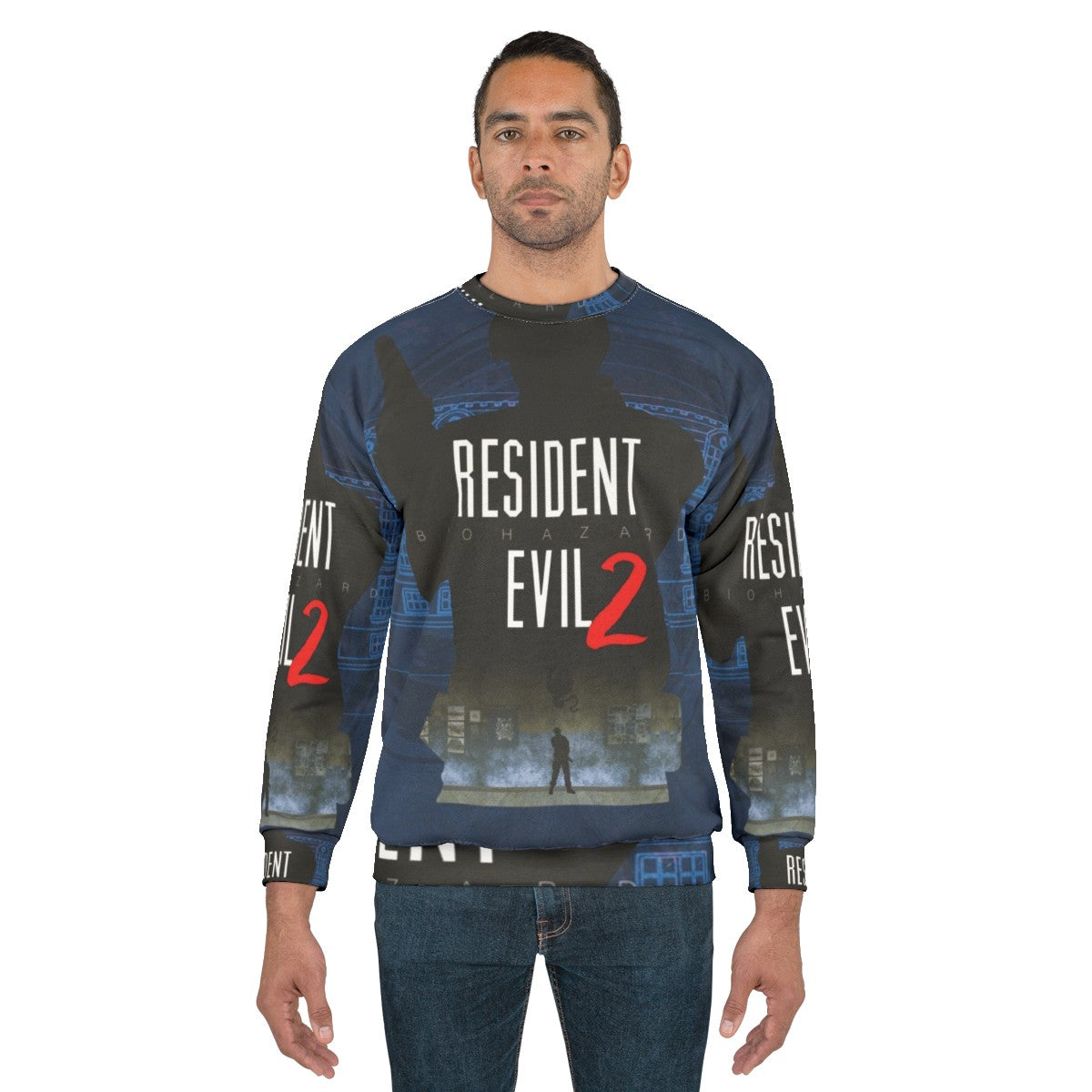 Resident Evil 2 Licker Minimalist Art Sweatshirt - men