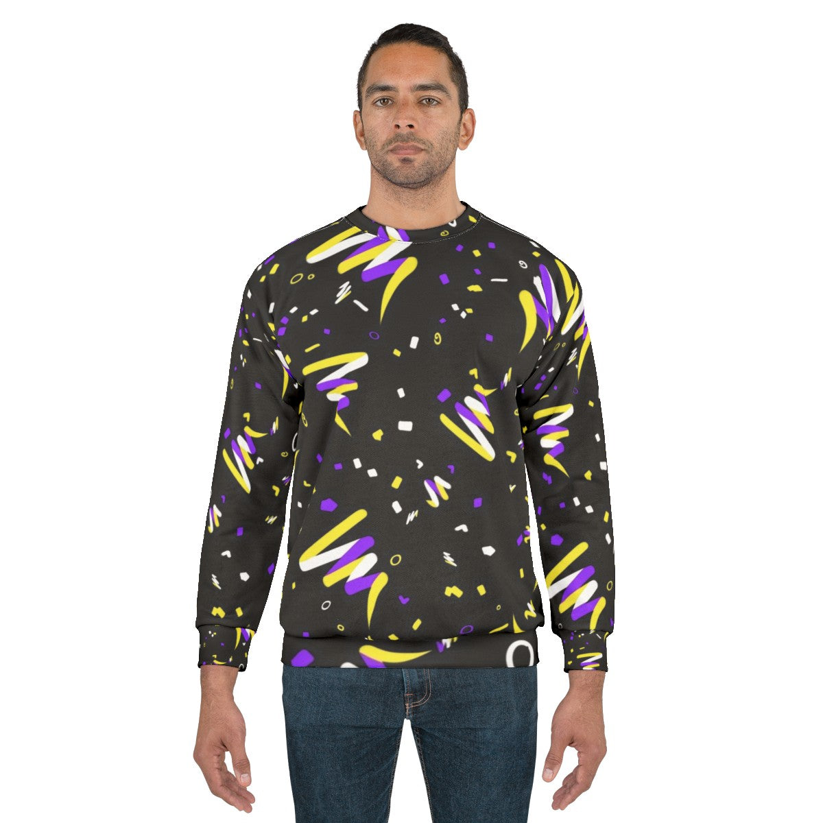 Nonbinary Pride Arcade Carpet Sweatshirt - men