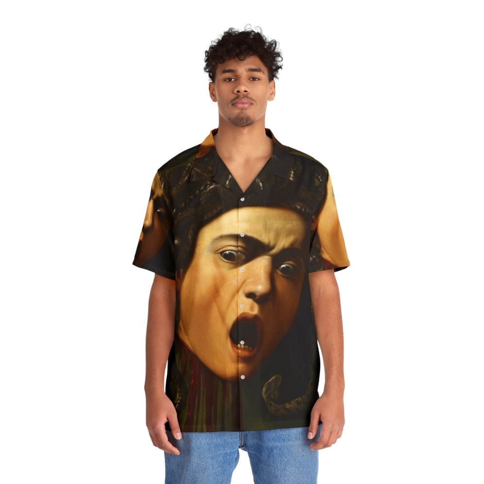 Caravaggio Medusa Hawaiian Shirt - People Front