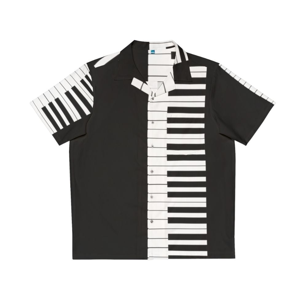 Piano Keyboard Hawaiian Shirt for Musicians