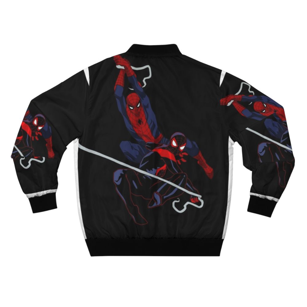 Spider-Verse Bomber Jacket featuring Peter Parker and Miles Morales - Back