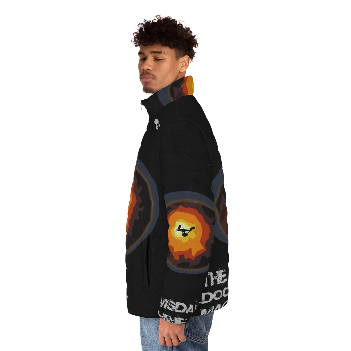 Star Trek Doomsday Machine Puffer Jacket - men side left