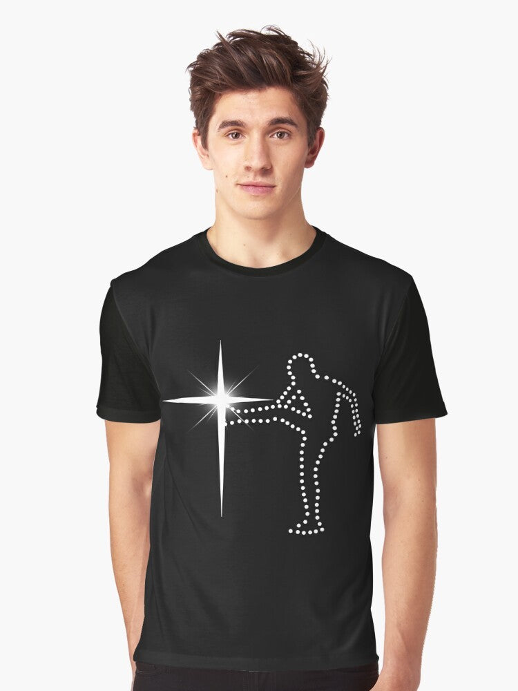 Vintage graphic t-shirt featuring the "The Old Grey Whistle Test" symbol, a classic British music television program. - Men