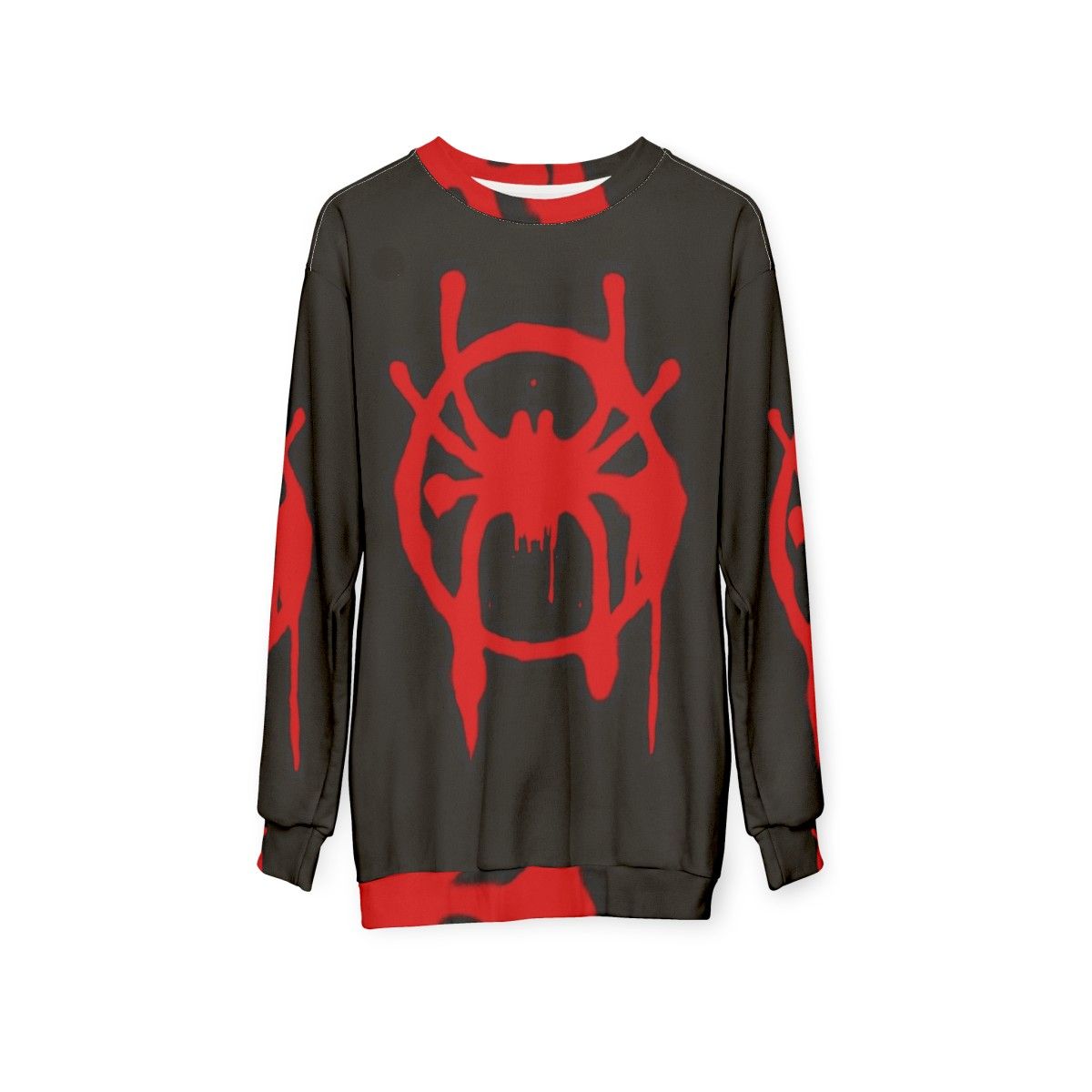 Spider-Verse Sweatshirt with Miles Morales Graphic - hanging