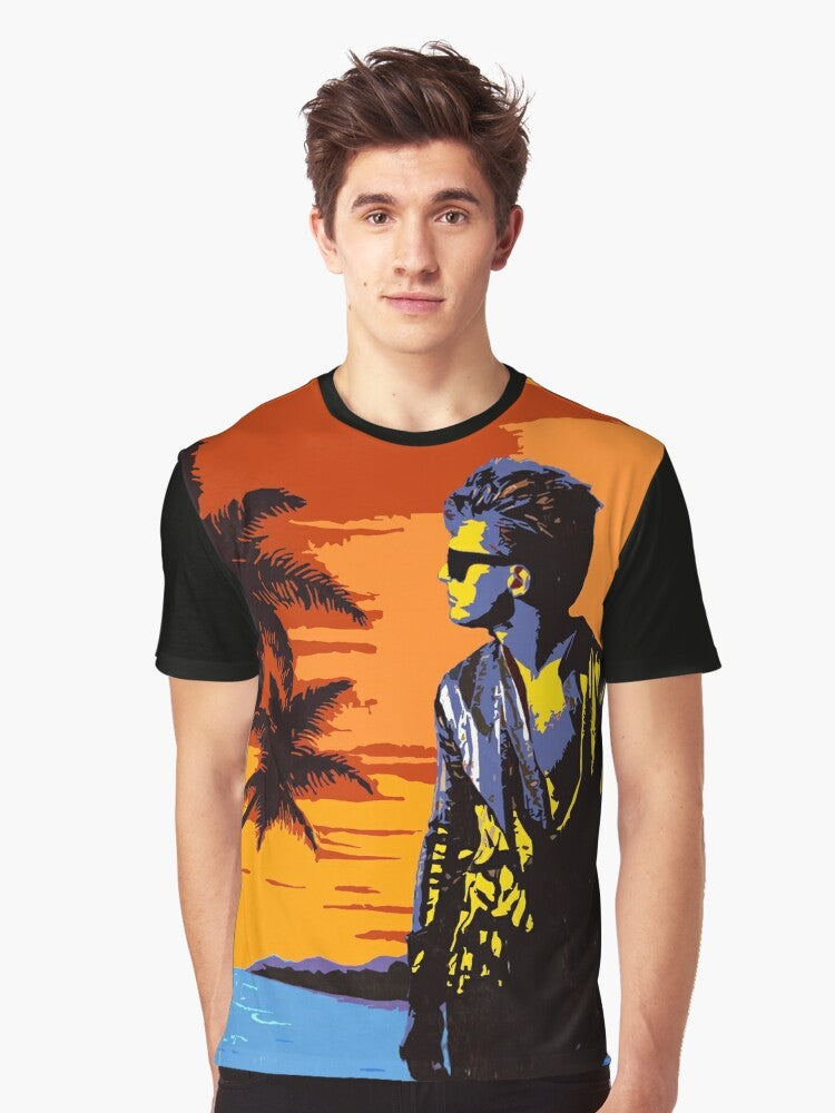 Luis Miguel Mexican Artist Beach Graphic T-Shirt - Men