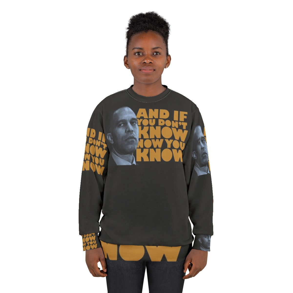 Hakeem Jeffries "Mic Drop" Moment Sweatshirt - women