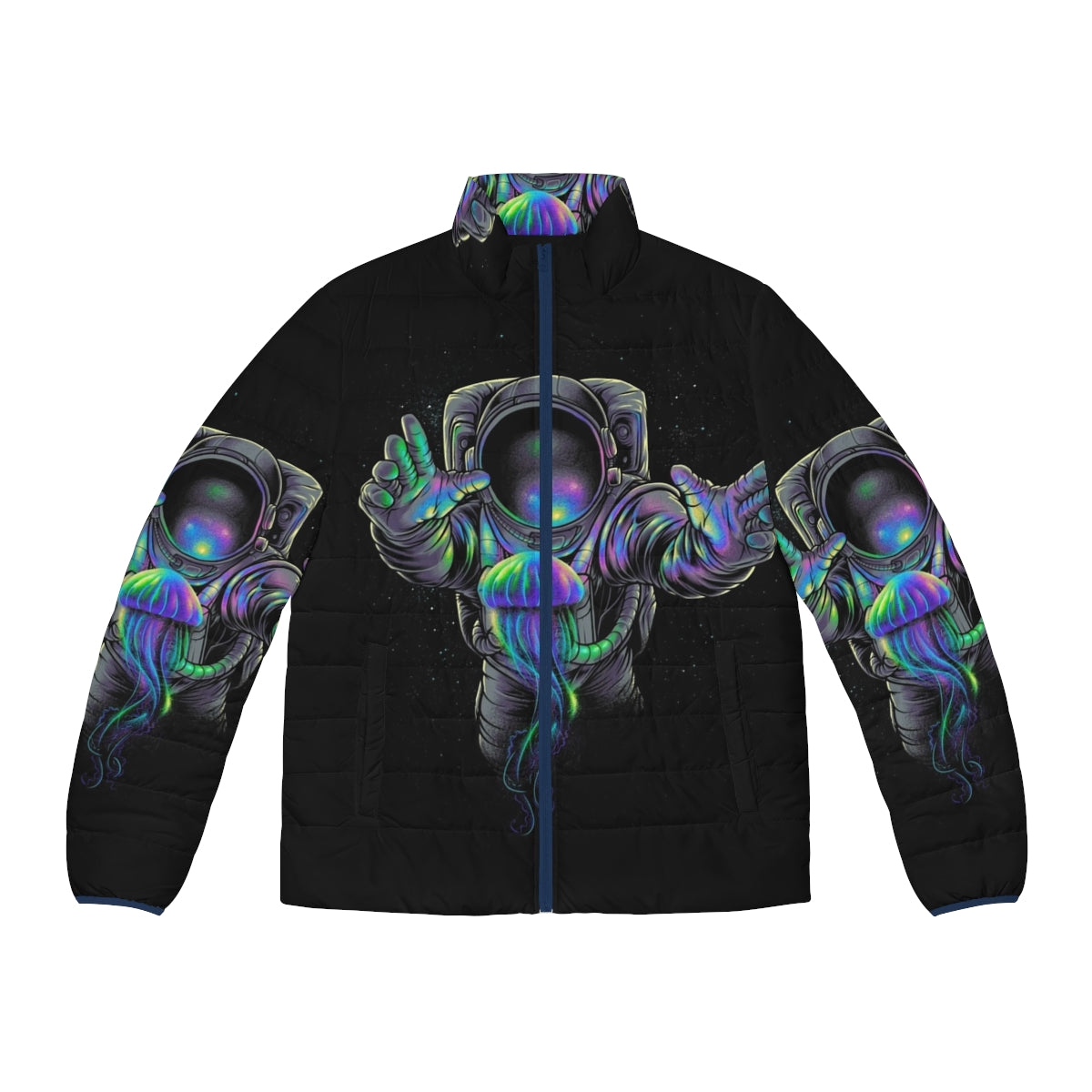 Cosmic Jellyspace Puffer Jacket - Interstellar Inspired Design for the Modern Astronaut