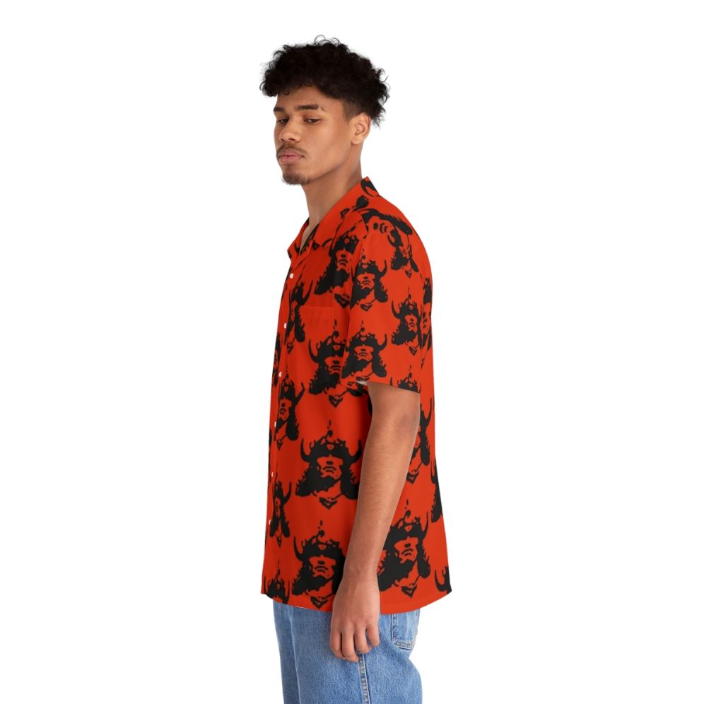 Barbarian Hawaiian Shirt with Sci-Fi and Movie Themed Graphics - People Left