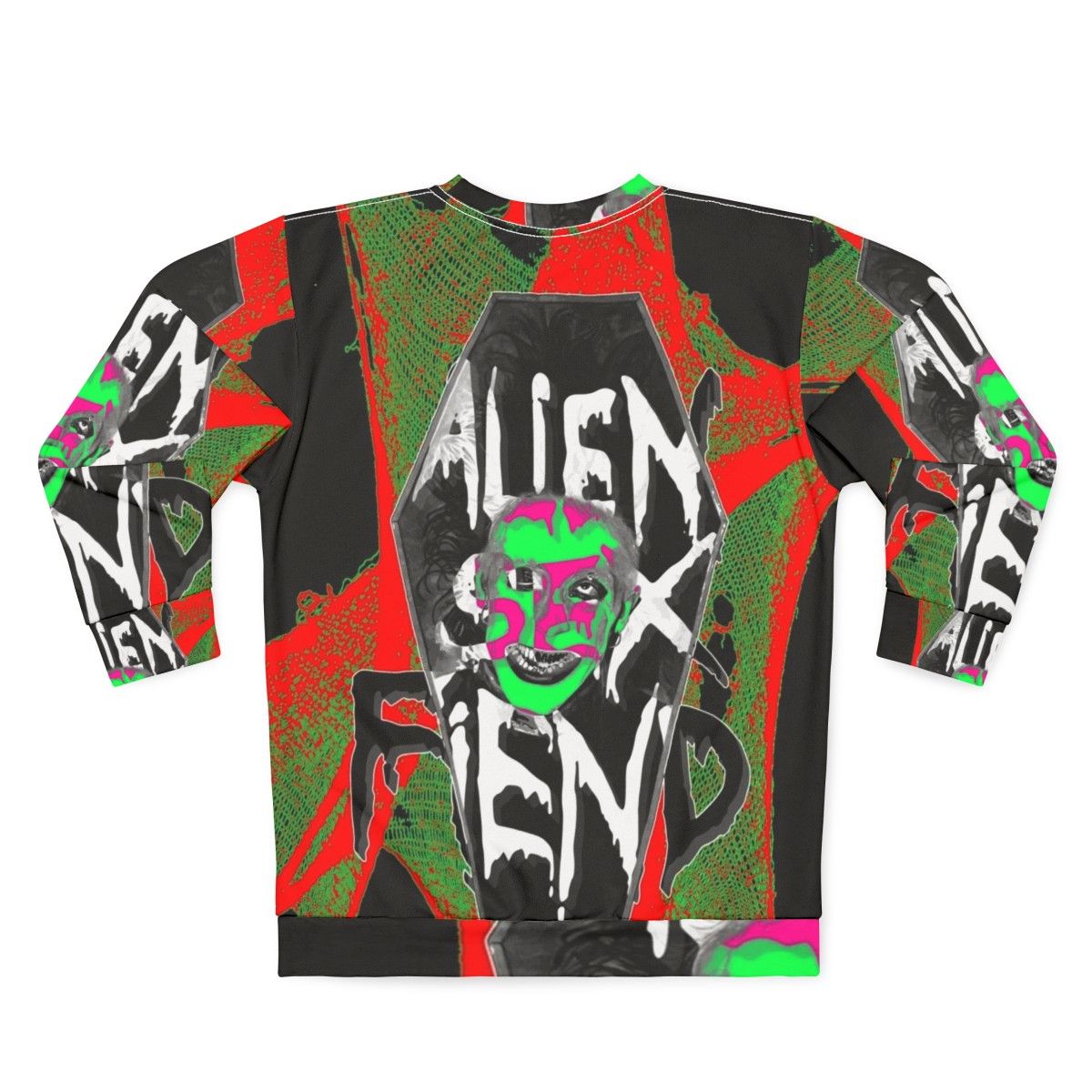 Alien Music Sweatshirt - Back