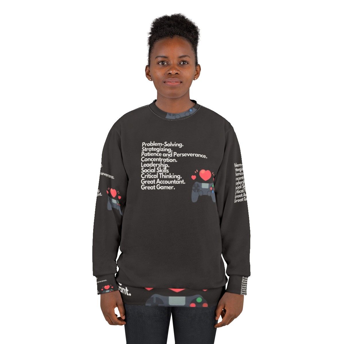 Accounting and Gaming Skills Sweatshirt - women