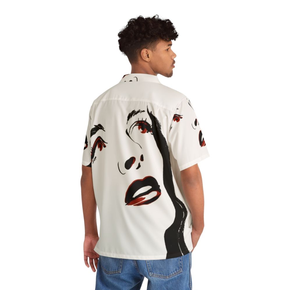 Katharine Hepburn Portrait Hawaiian Shirt - People Back