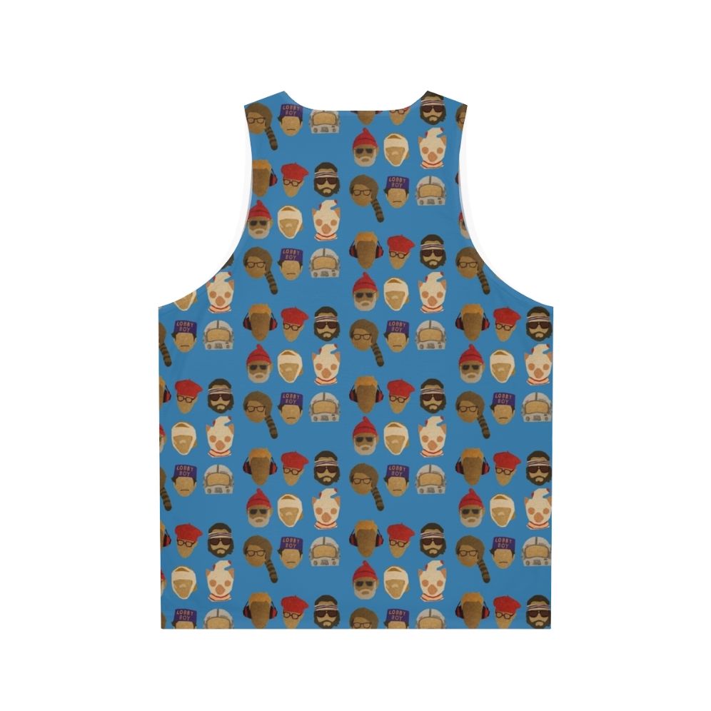 Wes Anderson inspired unisex tank top - Back