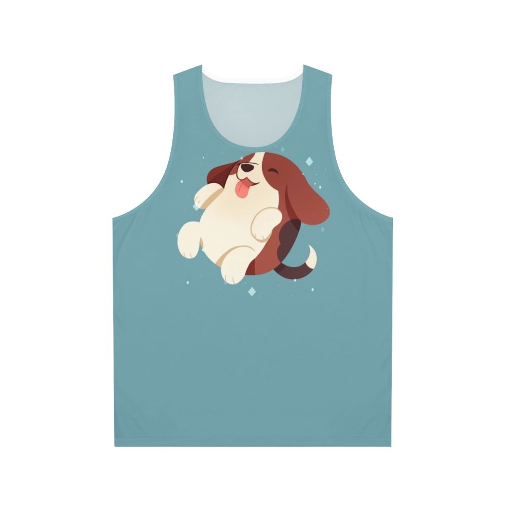 Beagle puppy on adorable unisex tank top