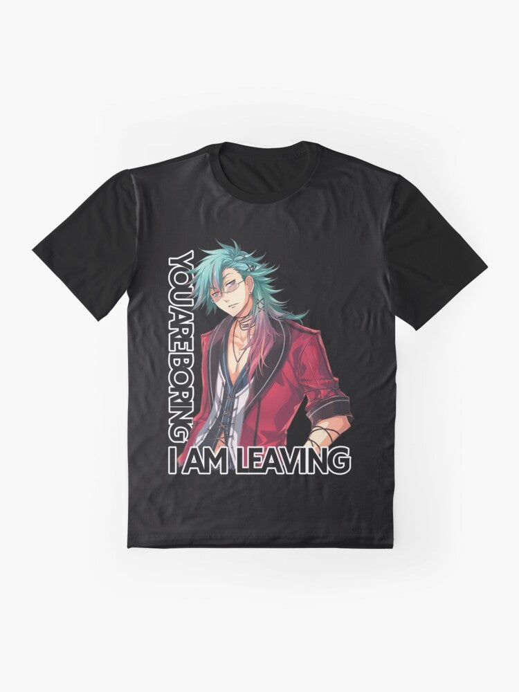 Trails of Cold Steel graphic t-shirt featuring the game's iconic imagery and characters - Flat lay